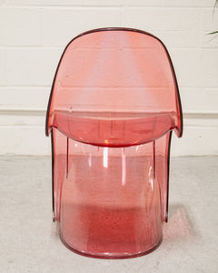 Rasberry Acrylic Chair