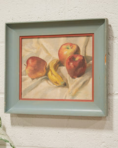 Still Life Apples and Bananas Oil Painting