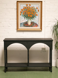 Black Vanity Entry Table