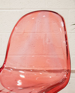 Rasberry Acrylic Chair