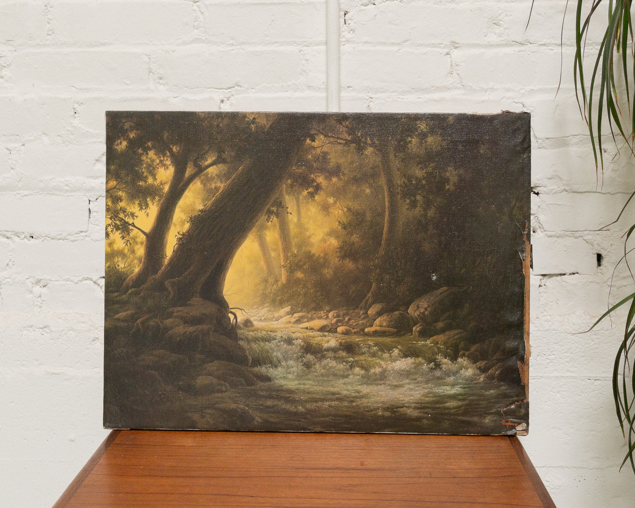 40s 50s バンビ ＆ サンバー ビンテージ 絵画 W.D.P. Windberg River Print – Sunbeam Vintage