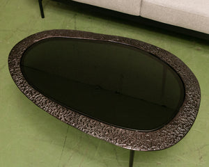 Modern Black Asymmetric Coffee Table