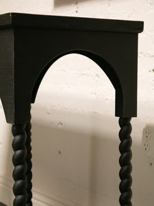 Black Vanity Entry Table