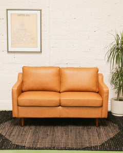 Maggie Leather Loveseat