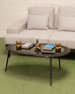 Modern Black Asymmetric Coffee Table