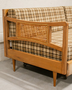 Vintage Mid Century Modern MCM Trundle Sleeper Sofa