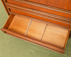 Walnut Framed Highboy