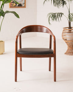 Walnut Sculptural Chair