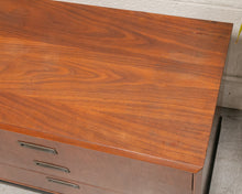 Load image into Gallery viewer, Walnut and Black Lowboy
