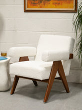 Load image into Gallery viewer, Snowy Lena Armchair
