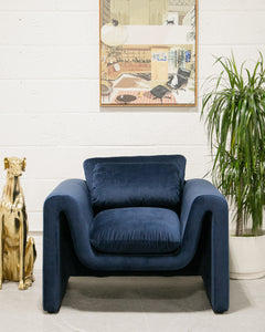 Skylark Navy Blue Chair