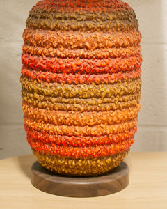 Orange 1960’s Ceramic Lamps