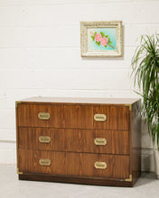 Load image into Gallery viewer, Wide Large Vintage Campaign Shelf Hutch
