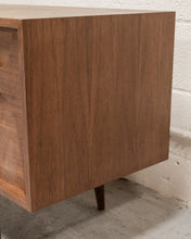 Load image into Gallery viewer, Four Panel Low Profile Scandinavian Credenza
