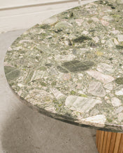 Load image into Gallery viewer, Green Stone Marble Dining Table
