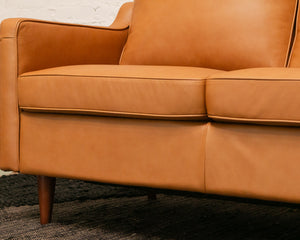 Maggie Leather Loveseat