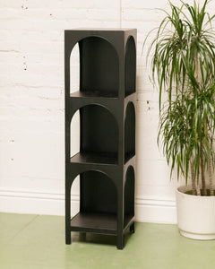 Black Tall Display Shelf