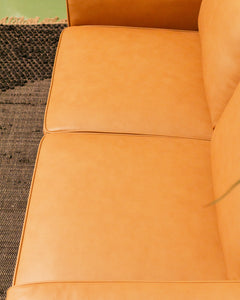 Maggie Leather Loveseat