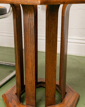 Load image into Gallery viewer, 70’s Oak Hexagon End Table
