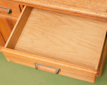 Load image into Gallery viewer, Vintage Oak boho Buffet Sideboard Credenza
