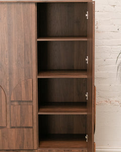 Oliver Brutalist Modern Armoire