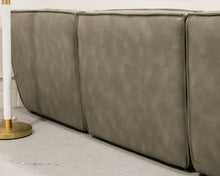 Load image into Gallery viewer, Cantina Quarry Recycled Leather Juno Sofa
