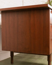 Load image into Gallery viewer, Walnut Restored Executive Mid Century Desk
