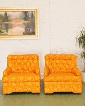 Load image into Gallery viewer, Orange Lounge Chair
