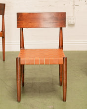 Load image into Gallery viewer, Brown Strap Dining Chair
