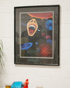 Large Space Faces Print by Jim Gaines