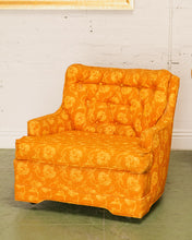 Load image into Gallery viewer, Orange Lounge Chair
