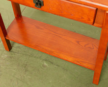 Load image into Gallery viewer, Craftsman Oak Narrow Entry Table
