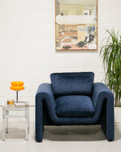 Load image into Gallery viewer, Skylark Navy Blue Chair
