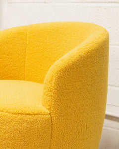 Aria Chair in Mustard Nubby