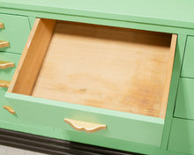 Load image into Gallery viewer, Seafoam Green Art Deco Dresser
