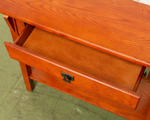 Load image into Gallery viewer, Craftsman Oak Narrow Entry Table
