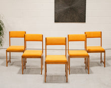 Load image into Gallery viewer, Tangerine Danish Modern Chair Restored
