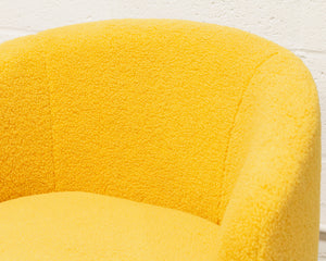 Aria Chair in Mustard Nubby