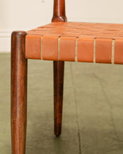 Load image into Gallery viewer, Brown Strap Dining Chair
