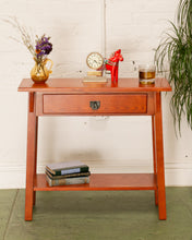 Load image into Gallery viewer, Craftsman Oak Narrow Entry Table
