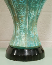 Load image into Gallery viewer, Turquoise Mid Century Lamp
