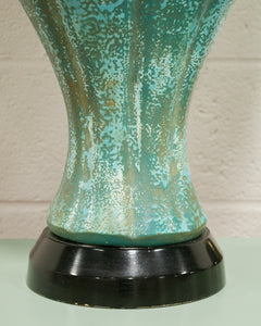 Turquoise Mid Century Lamp
