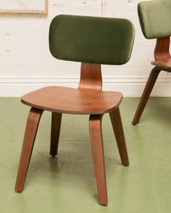 Bent Wood Dining Chair in Olive