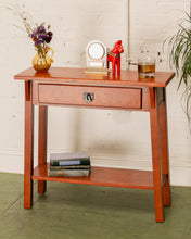 Load image into Gallery viewer, Craftsman Oak Narrow Entry Table
