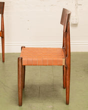 Load image into Gallery viewer, Brown Strap Dining Chair
