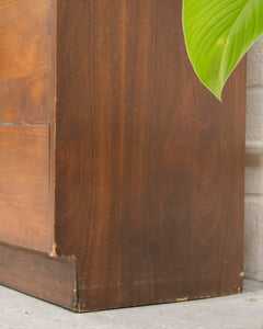 Walnut Desk Cabinet Shelf