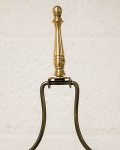 Brass Spindle Lamp with No Shade