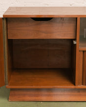 Load image into Gallery viewer, Mcm Walnut Sideboard with Opening
