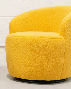 Aria Chair in Mustard Nubby