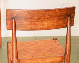 Brown Strap Dining Chair